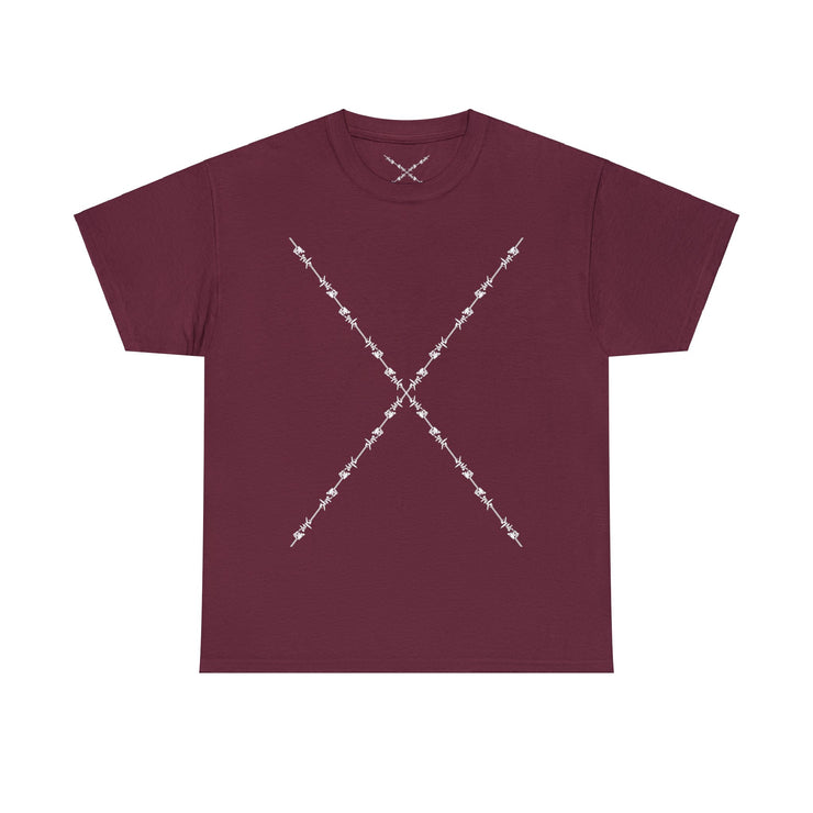 T-SHIRT -barbed wire logo